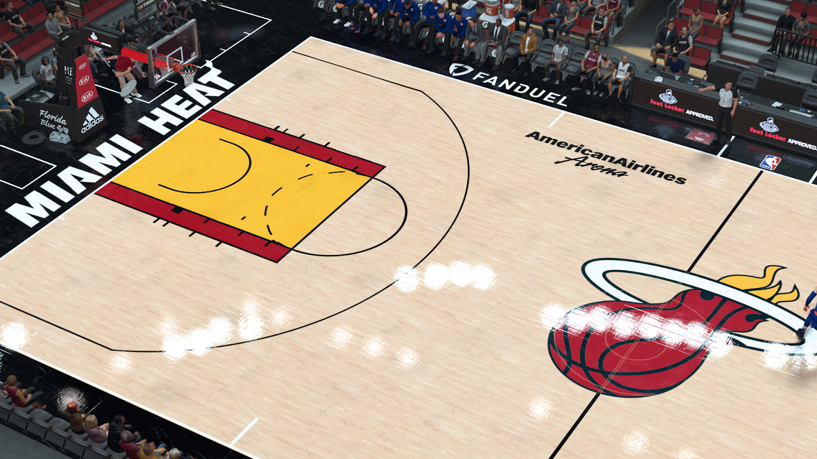 Manni Live│2K Patches Miami Heat American Airlines Arena