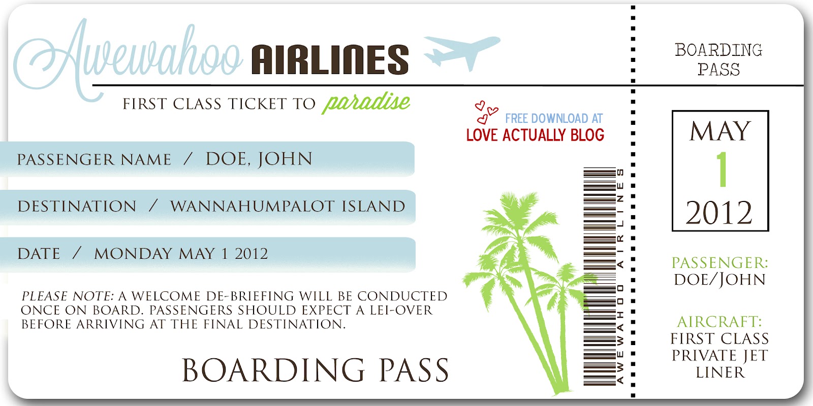Love, Actually Awewahoo! Hawaiian Themed Date Night at Home