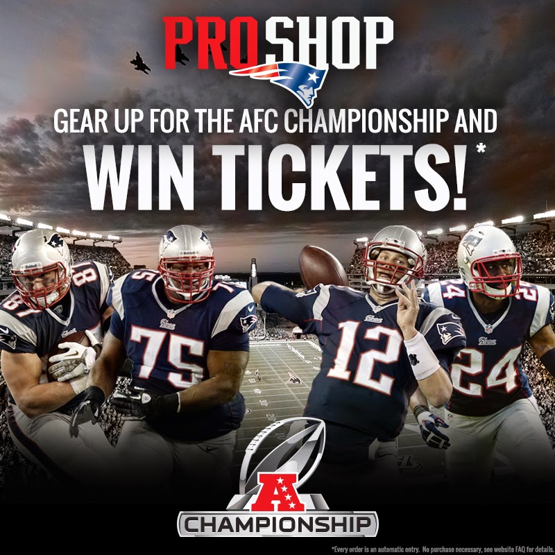 Patriots Blog Win AFC Championship Game Tickets!